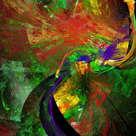 Fractal - Peacock by Susan Savad