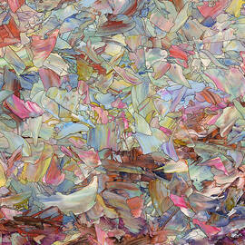 Fragmented Hill - Square by James W Johnson