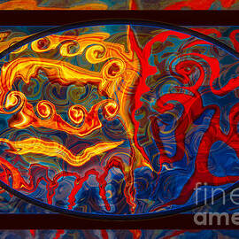 Friendship and Love Abstract Healing Art