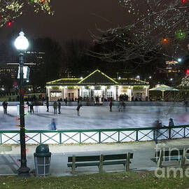 Frog Pond Ice Skating Rink in Boston Commons by Juli Scalzi