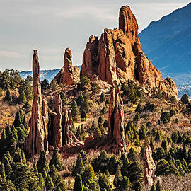 Garden of the gods rock formations