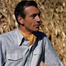 Gary Cooper In Profile by Alexander Paal