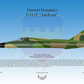 General Dynamics F-111E Aardvark by Arthur Eggers