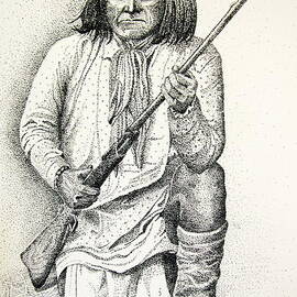 Geronimo's Famous Pose by Marilyn Smith