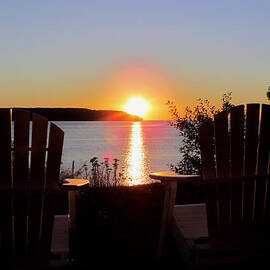 Gills Rock Sunset by David T Wilkinson