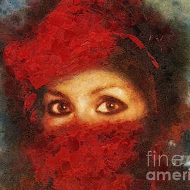 Girl in Red Turban