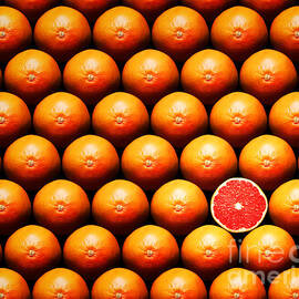 Grapefruit slice between group by Johan Swanepoel