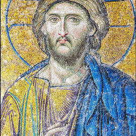 Hagia Sofia Jesus mosaic by Antony McAulay