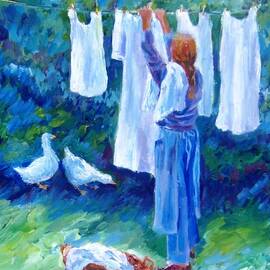 Hanging the Whites  by Trudi Doyle
