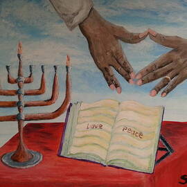 Hanukkah First Night by Irving Starr