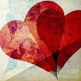 Hearts 5 Square by Edward Fielding