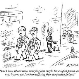 Here I Was, All This Time, Worrying That Maybe by David Sipress