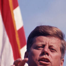 John F. Kennedy by Arthur Rickerby by Retro Images Archive
