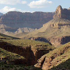 Hermit Creek View Across Canyon To by John Elk
