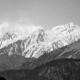 High Himalayas - Black and White by Kim Bemis