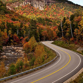 Highway In New Hampshire by Joe Klementovich