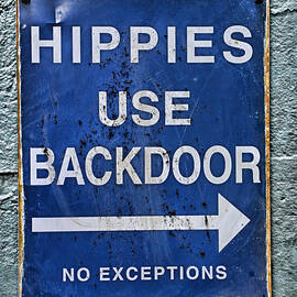 Hippies Use Back Door in Full Color by Paul Ward