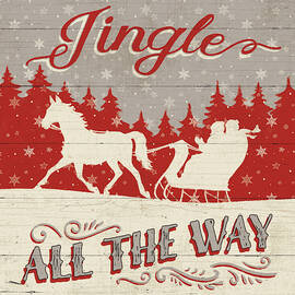 Holiday In The Woods I by Janelle Penner