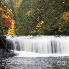 Hooker Falls in North Carolina by Jill Lang