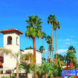 HOTEL CALIFORNIA Palm Springs CA by William Dey