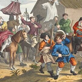 Hudibras Encounters The Skimmington by William Hogarth