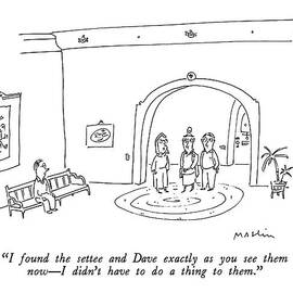 I Found The Settee And Dave Exactly As You See by Michael Maslin