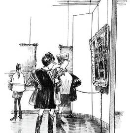 I Never Can Remember. Is It Manet Or Monet Who by Charles Saxon