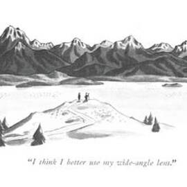 I Think I Better Use My Wide-angle Lens by Robert J. Day