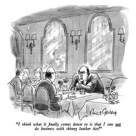 I Think What It ?nally Comes Down To Is That by Mort Gerberg