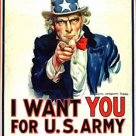 I Want YOU For U S Army by US Army WW I Recruiting Poster