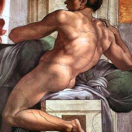 Ignudo Number One of 1511 by Michelangelo Buonarroti