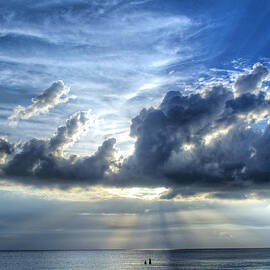 In Heaven's Light - Beach Ocean Art by Sharon Cummings by Sharon Cummings