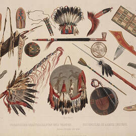 Indian Implements and Arms by Karl Bodmer