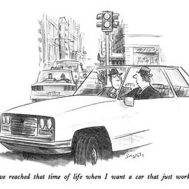 I've Reached That Time Of Life When I Want A Car by Charles Saxon