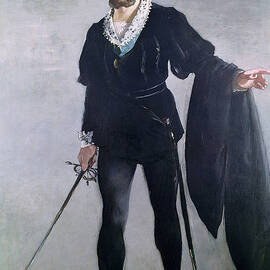 Jean Baptiste Faure 1830-1914 As Hamlet, 1877 Oil On Canvas by Edouard Manet
