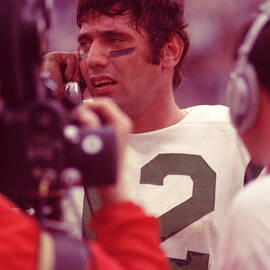 Joe Namath Talking It Over by Retro Images Archive