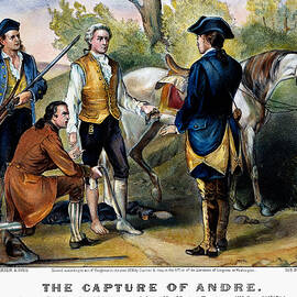 THE CAPTURE OF JOHN ANDRE IN 1780 by Currier and Ives - GRANGER Historical Picture Archive