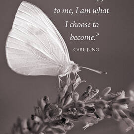 Jung Quotation and Butterfly by Chris Scroggins