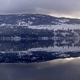Sunset Kalamalka Lake - British Columbia by Ian McAdie