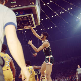 Kareem Abdul Jabbar Follow Through by Retro Images Archive