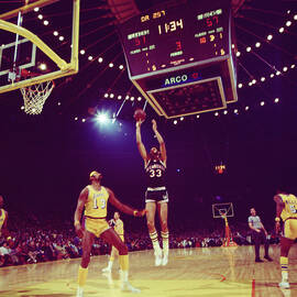 Kareem Jump Shot by Retro Images Archive