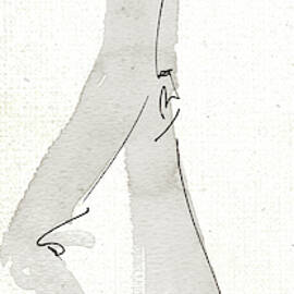 La Fashion Iii Gray Crop by Anne Tavoletti