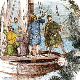 Landing Of The Vikings In The Americas by Science Source