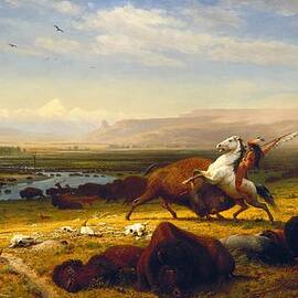 Last Of The Buffalo by Albert Bierstadt
