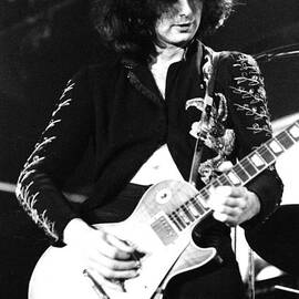 Led Zeppelin Jimmy Page 1972 by Chris Walter