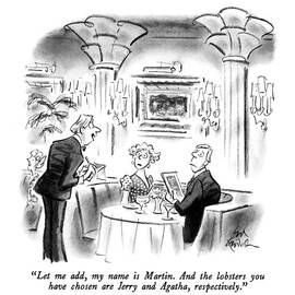 Let Me Add, My Name Is Martin.  And The Lobsters by Ed Fisher