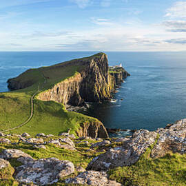 Lighthouse, Neist Point, Isle Of Skye by Peter Adams