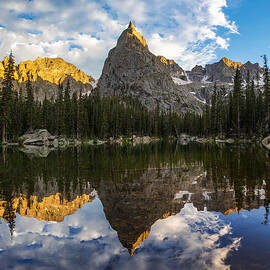 Lone Eagle Peak and Mirror Lake by Aaron Spong