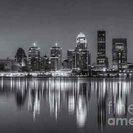 Louisville Skyline Morning Twilight II by Clarence Holmes