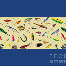 Lures Pillow Sham and Square by JQ Licensing